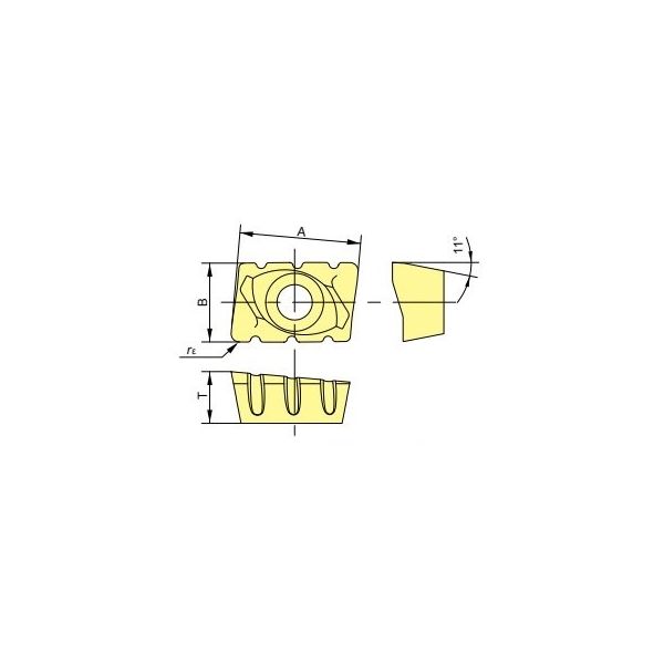 MOLDINO カッタ用インサート APMT120508R-N3 JS4060 1セット（10PC