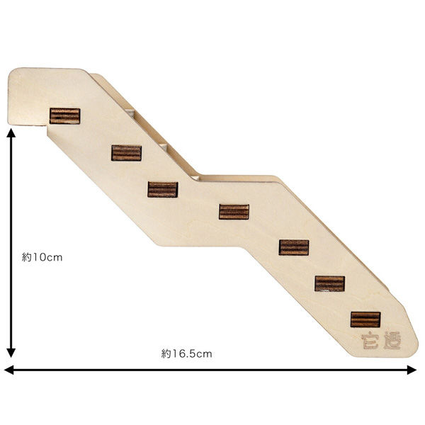 リーフ Ｔａｆｉｔ ハムスター、デグーの木製ステップ １９．９×３