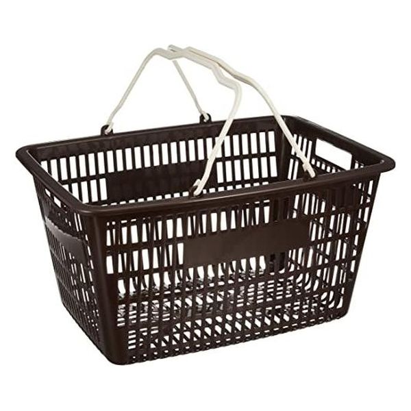 グリーンパル お買い物かご(ブラウン) 4976131812361 1セット(1個×16
