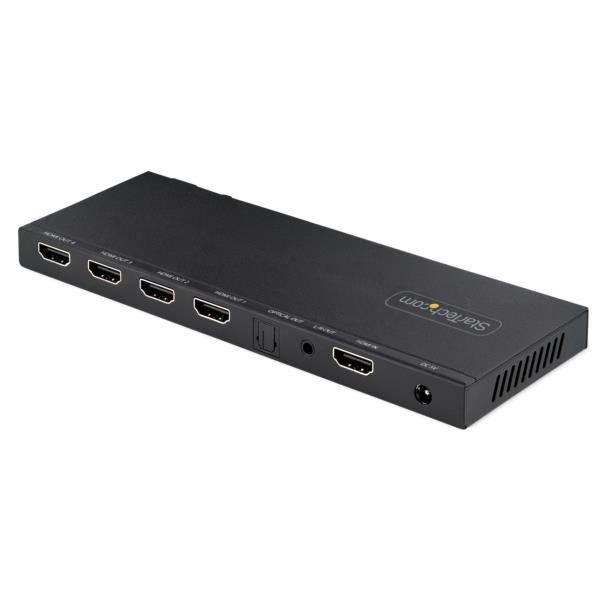 StarTech.com HDMI-SPLITTER-44K60S ビデオスプリッター/4K60Hz HDMI 2.0/1入力4出力/スケーラー内蔵