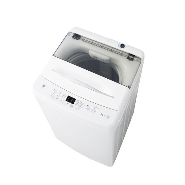 ハイアール 5.5kg 全自動洗濯機 ～3人 白色 JW-U55B-W 1台（直送品 ...