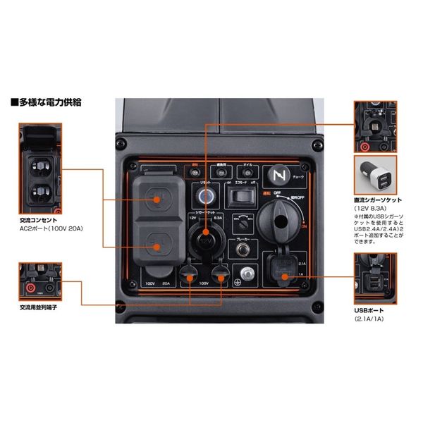 ＤＡＹＧＥＮＥ１７００発電機リコイルスタート - その他