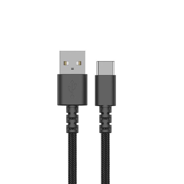 USB Type-Cケーブル 2m 高耐久 急速充電対応 USB（A）[オス] - USB（C）充電ケーブル 1本 FSC - アスクル