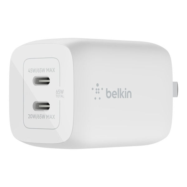 Belkin 2ポート急速充電器 + ケーブル USB-C to USB-C（100W