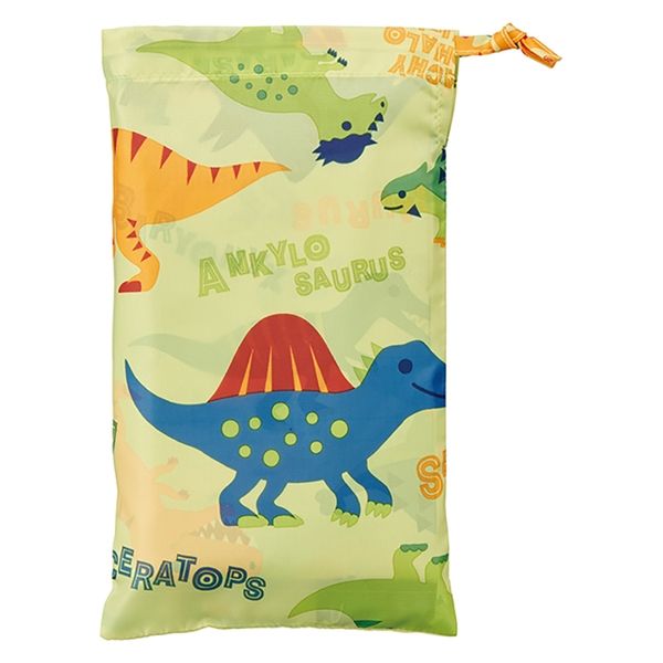 スケーター RAPO2 キッズレインポンチョ 90cm DINOSAURS PICTURE BOOK 