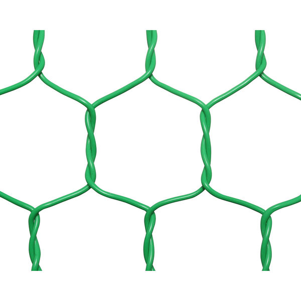 吉田隆 ビニール亀甲金網 グリーン 線径0.85mm(#20)×幅910mm×長さ30ｍ 網目10mm 1巻（直送品） - アスクル