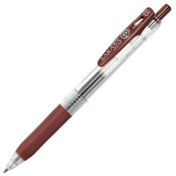 ゼブラ サラサクリップボールペン 0.5ｍｍ 茶 ブラウン P-JJ15-E 10本