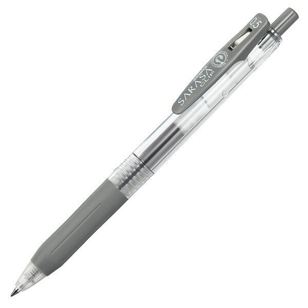 ゼブラ サラサクリップボールペン 0.5ｍｍ グレー P-JJ15-GR 10本