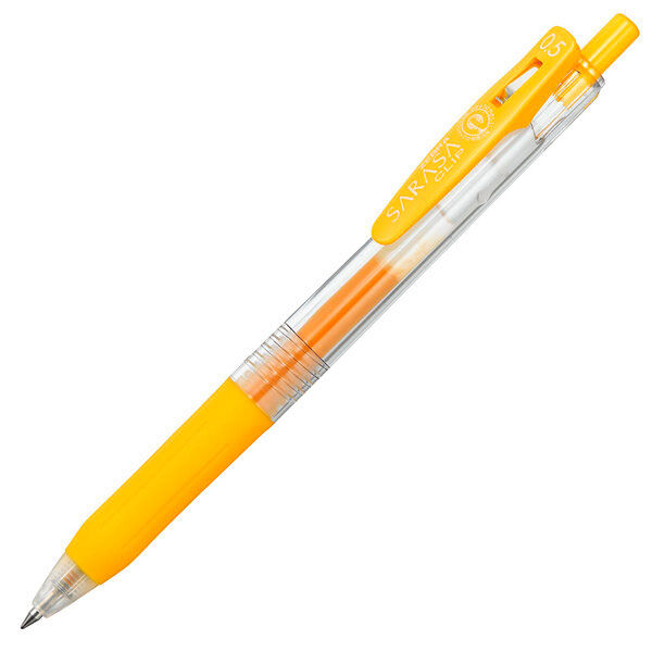 ゼブラ サラサクリップボールペン 0.5mm 黄 イエロー P-JJ15-Y 1