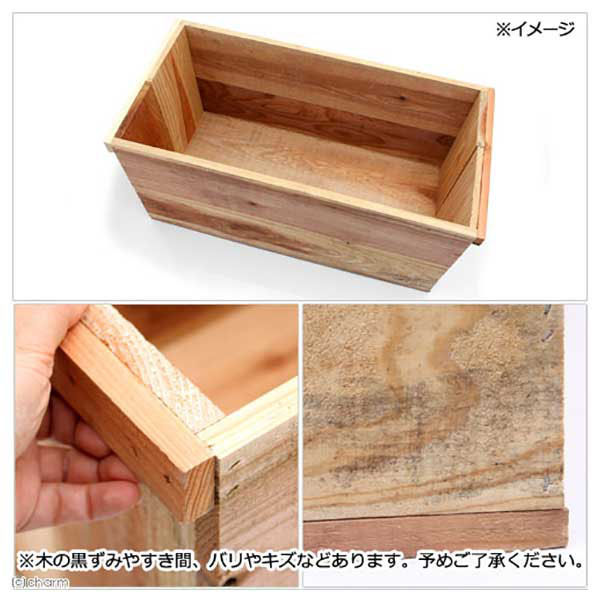 リーフ 新りんご箱+木箱 3点セット 無塗装 213804 1セット（直送