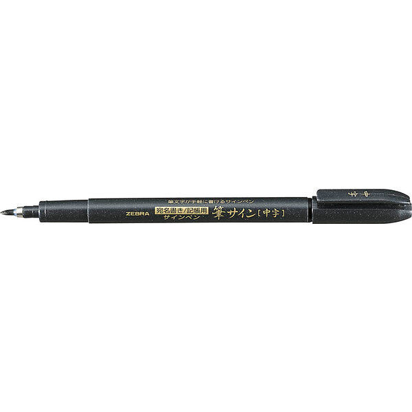 ゼブラ 筆サイン 中字 WF3 1セット(10本)（直送品） - アスクル