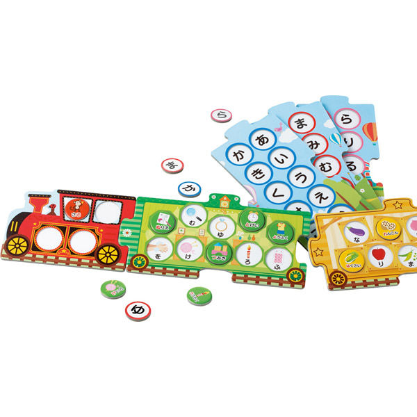 くもん出版 絵あわせきしゃポッポ あいうえお ~ひらがな~ EK-11