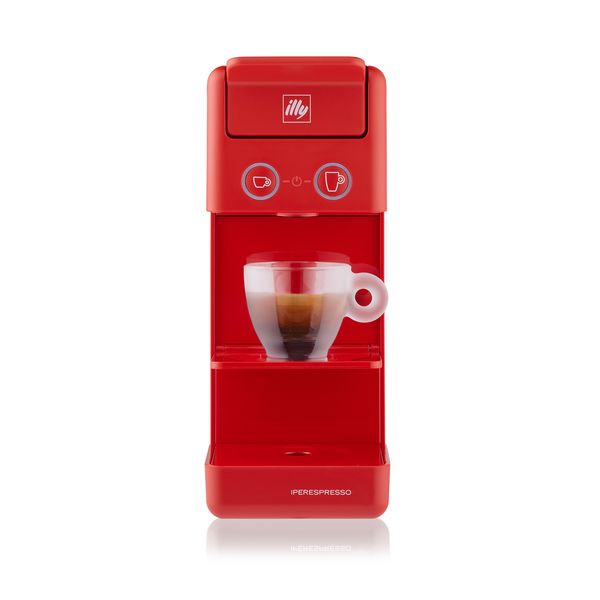 新作通販 illy(イリー) エスプレッソコーヒーマシン カップセル式 赤色 