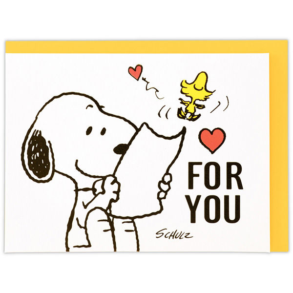 日本ホールマーク 多目的グリーティングカード 立体スヌーピー レター