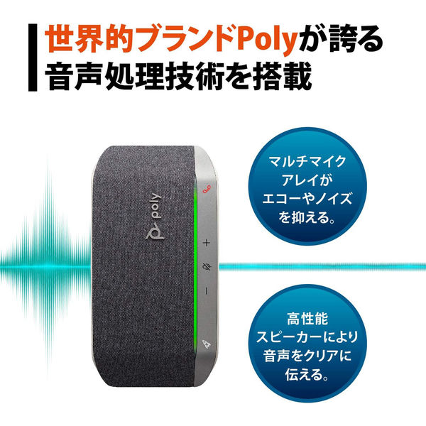 Poly マイクスピーカーフォン SYNC 20 PPSYNC-RSY20UA