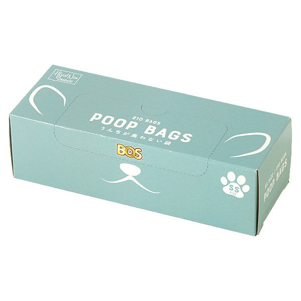 うんちが臭わない袋 BOS ペット用 SSサイズ 210枚入 増量品 3個