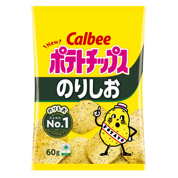 カルビー ポテトチップス しあわせバター 60g×12入 - ポテトチップス