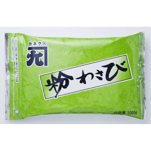 カネク 業務用 粉わさび ブルー 1ケース 1KG×12（直送品） - アスクル