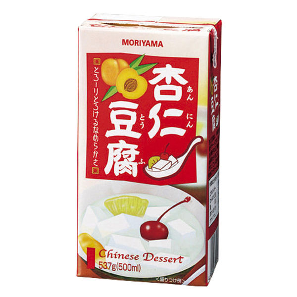 守山乳業 ケ)業務用 杏仁豆腐 1ケース 537G×12 常温（直送品