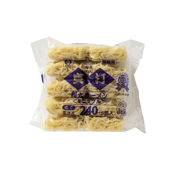 Amazon.co.jp: [冷凍] シマダヤ 業務用 真打極太ラーメン240