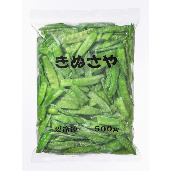 嬉しい価額 新鮮な絹さや（サヤエンドウ）約500g - 野菜