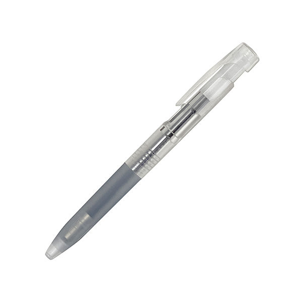 ゼブラ ボールペン ブレン 0.5mm 黒インク 透明軸 BAS88-C 1セット（10