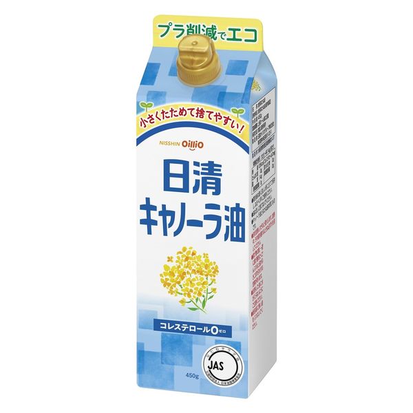 日清キャノーラ油 450g 紙パック 6個 日清オイリオ