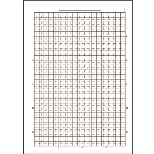 文運堂 学習帳 4ミリ方眼 K-64-2 10冊（直送品） - アスクル