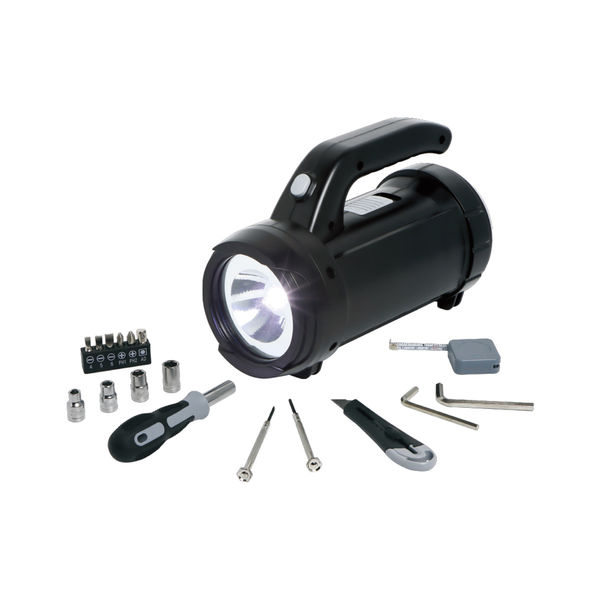 ピーナッツ・クラブ LEDサーチライト＆工具セット S03LT