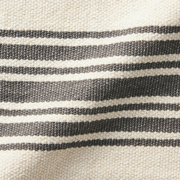 無印良品 インド綿太番手 ランチョンマット センターライン 生成×ブラウン 約45×35cm 良品計画 - アスクル