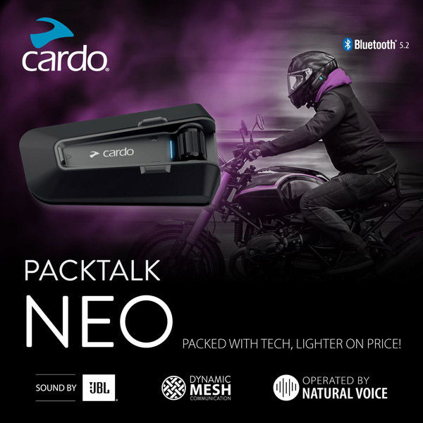 カルドパックトークネオCardo Packtalk neo カルドパックトークネオインカム　開封済新品