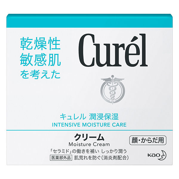 Curel（キュレル） 薬用クリーム ジャー 90g 花王 敏感肌 - アスクル