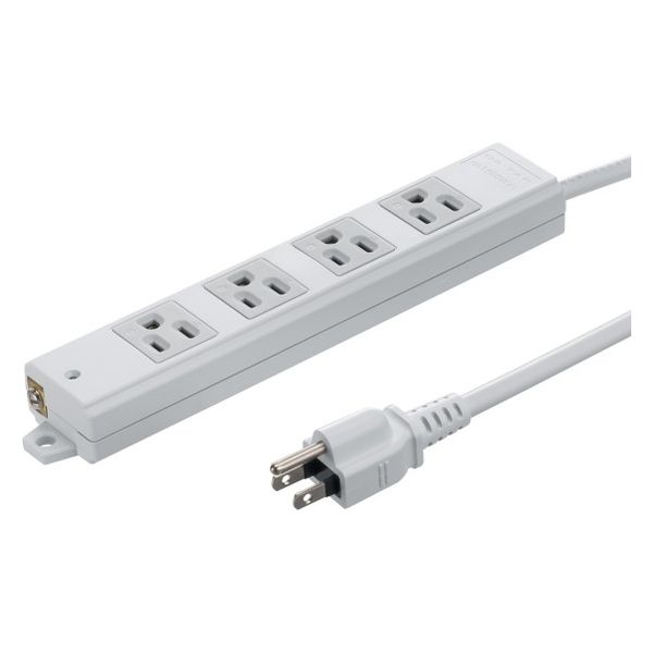 サンワサプライ 工事物件タップ(3P・4個口・3m) TAP-KS4N-3 1本