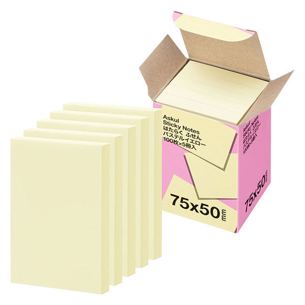 再生紙ふせんノートミニ 100枚x10冊｜文具事務用品・推し活