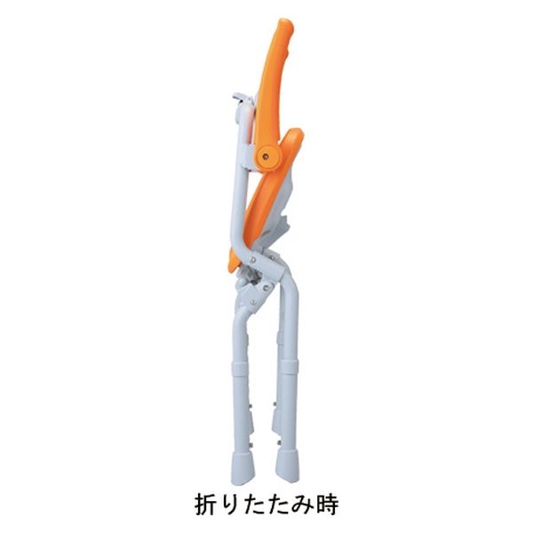 新品・未開封　パナソニック ユクリア コンパクトSPおりたたみ　オレンジ パナソニックエイジフリー シャワーチェア [ユクリア