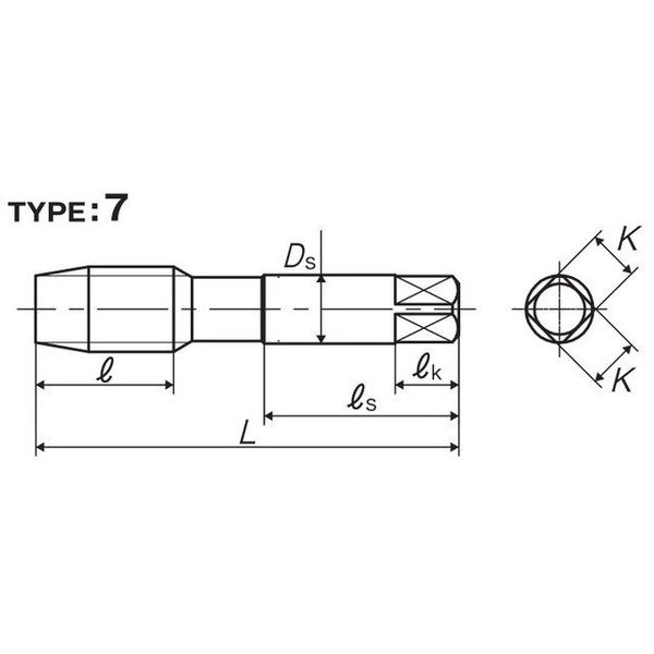 彌満和製作所 ポイントタップ(メートルねじ) POP5M30X3.5 1本（直送品）