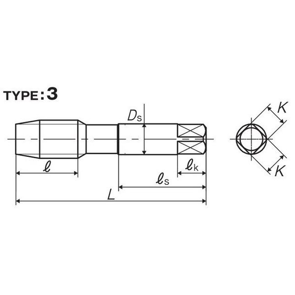 彌満和製作所 難削材用ポイントタップ(メートルねじ) PM-POP5M24X3 1本（直送品）