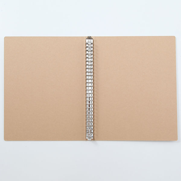 無印良品 バインダー B5 26穴 ベージュ 良品計画 - アスクル