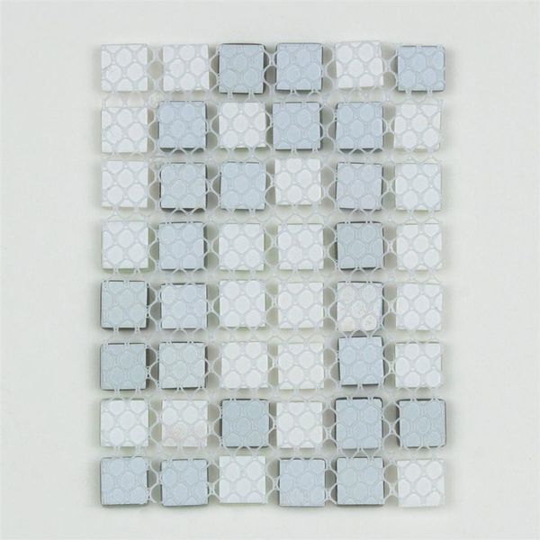 ミキ ガラスモザイクタイル MIX シルバーホワイト MKG-17MIX 1セット(8