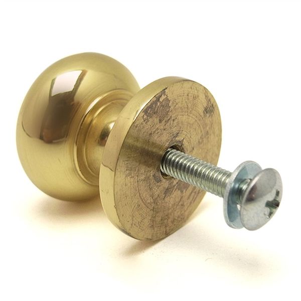 和気産業 真鍮つまみ ゴールド 25mm×25mm×25mm IK-258 1セット(6個