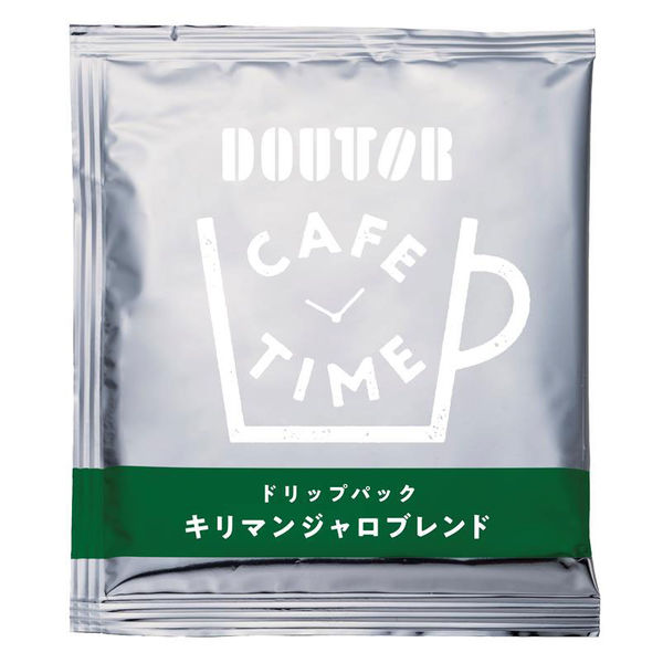 ドリップコーヒー】ドトールコーヒー カフェタイム ドリップパック キリマンジャロ 1箱（100袋入） アスクル・ロハコ限定 オリジナル - アスクル