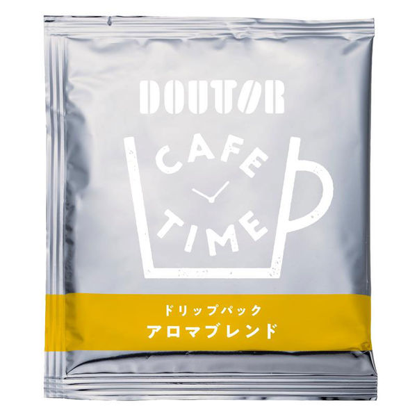 ドリップコーヒー】ドトールコーヒー カフェタイム ドリップパック アロマ 1箱（100袋入） アスクル・ロハコ限定 オリジナル - アスクル