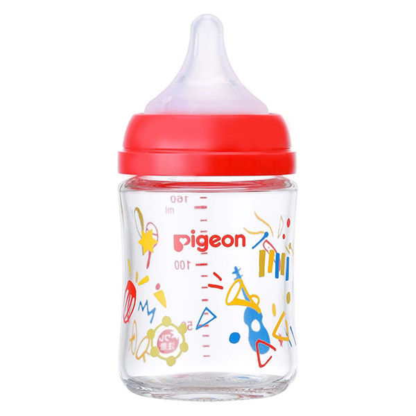 ピジョン 哺乳瓶 母乳実感160ml プラスチック 2本セット 乳首付き 新品
