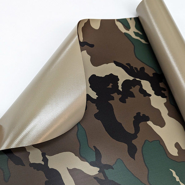 上村産業 迷彩柄 防炎ターポリンシート 1600mm幅-長さ5m meisai1600-5