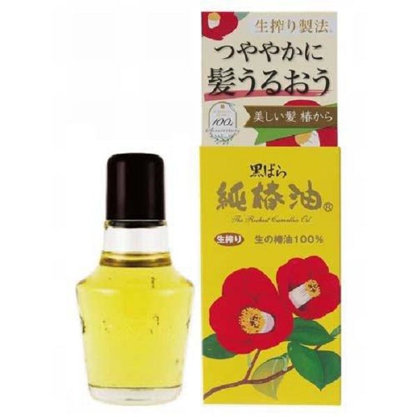 メーカー直売所 黒ばら 純椿油 アスクル - 黒ばら本舗 1個 47mL ヘアケア・カラー・スタイリング