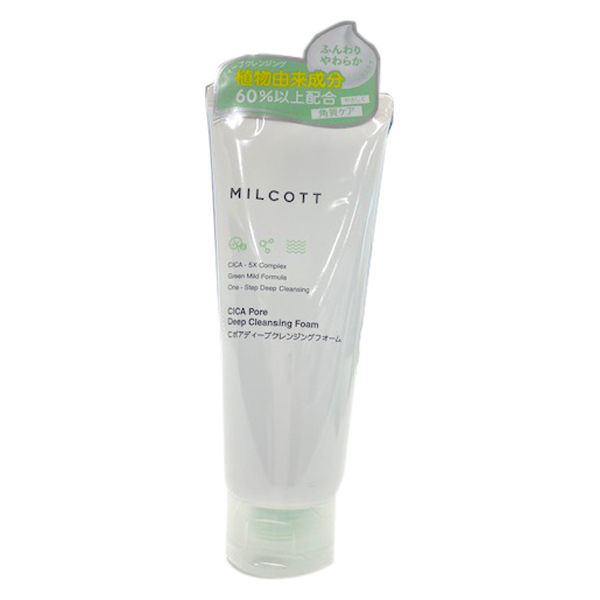 MILCOTT（ミルコット） CICA ポア ディープクレンジングフォーム 100mL 2個