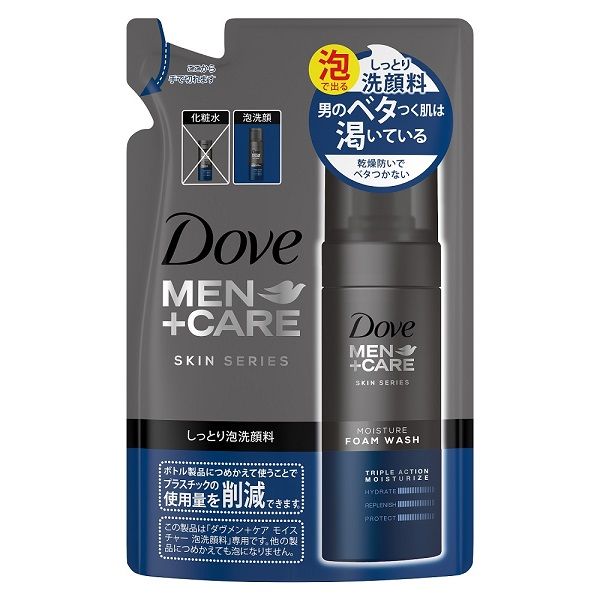 Dove MEN（ダヴメン）+ケア 洗顔料 泡洗顔 しっとり 男性用 詰め替え