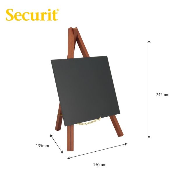 Securit セキュリット テーブルチョークボード ミニイーゼル