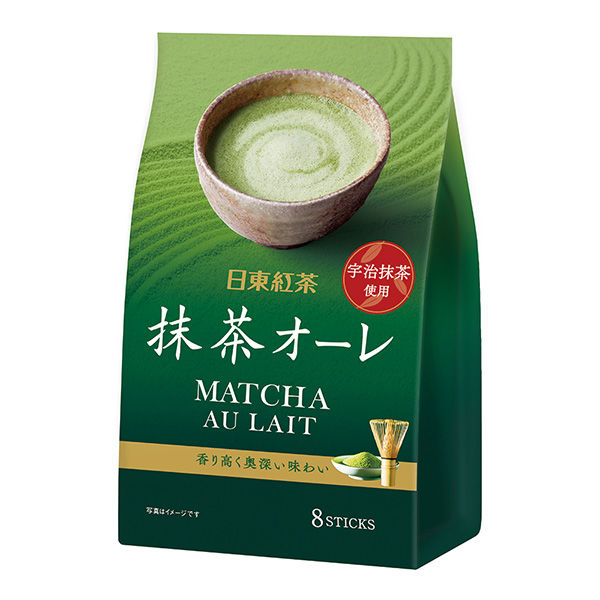 スティック】日東紅茶 抹茶オーレ 1セット（24本：8本入×3袋