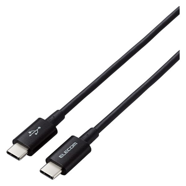 Type-Cケーブル USB C-C PD対応 60W やわらか耐久 30cm 黒 MPA-CCYS03NBK エレコム 1本 - アスクル